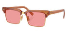 Miu Miu® MU 10ZS Sunglasses MU 10ZS 15T1D0 54 - Caramel Transparent