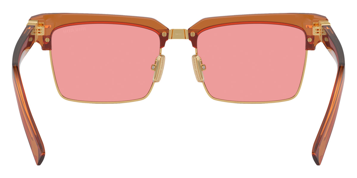Miu Miu® MU 10ZS Sunglasses MU 10ZS 15T1D0 54 - Caramel Transparent