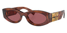 Miu Miu® MU 11WS Sunglasses MU 11WS 11Q08S 54 - Striped Tobacco