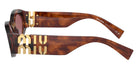 Miu Miu® MU 11WS Sunglasses MU 11WS 11Q08S 54 - Striped Tobacco