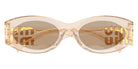 Miu Miu® MU 11WS Sunglasses MU 11WS 11T40F 54 - Sand Transparent