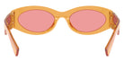 Miu Miu® MU 11WS Sunglasses MU 11WS 12T1D0 54 - Orange Trasparent