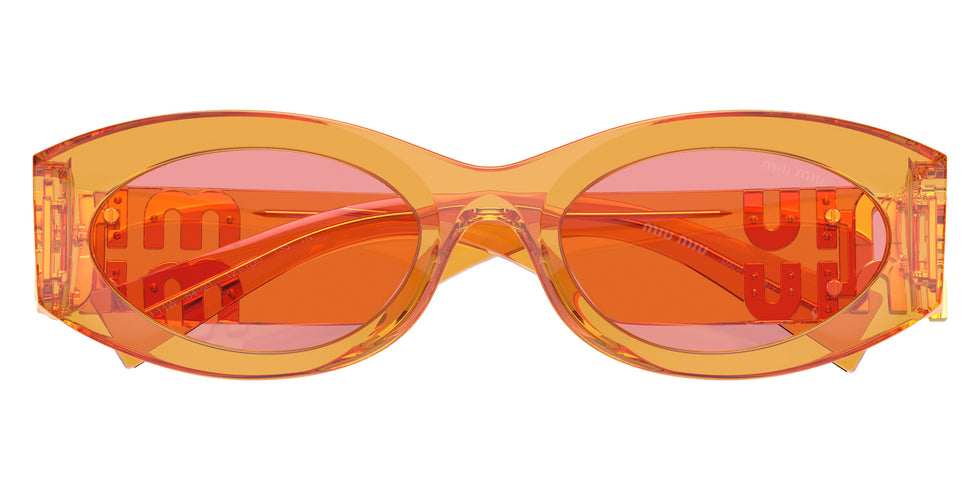 Miu Miu® MU 11WS Sunglasses MU 11WS 12T1D0 54 - Orange Trasparent