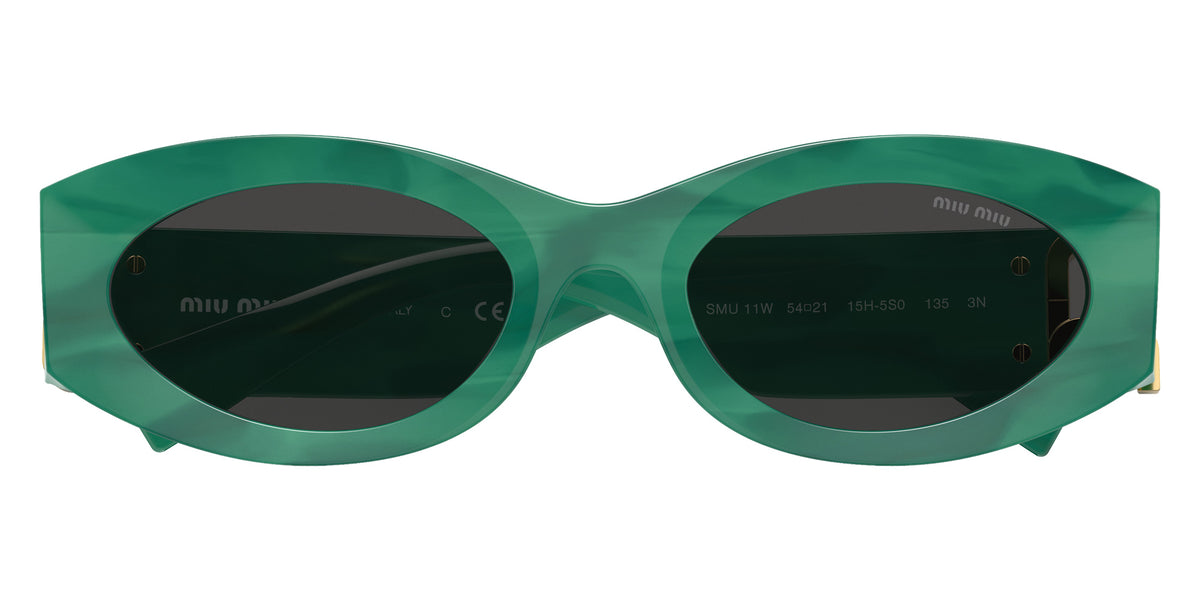 Miu Miu® MU 11WS Sunglasses MU 11WS 15H5S0 54 - Green