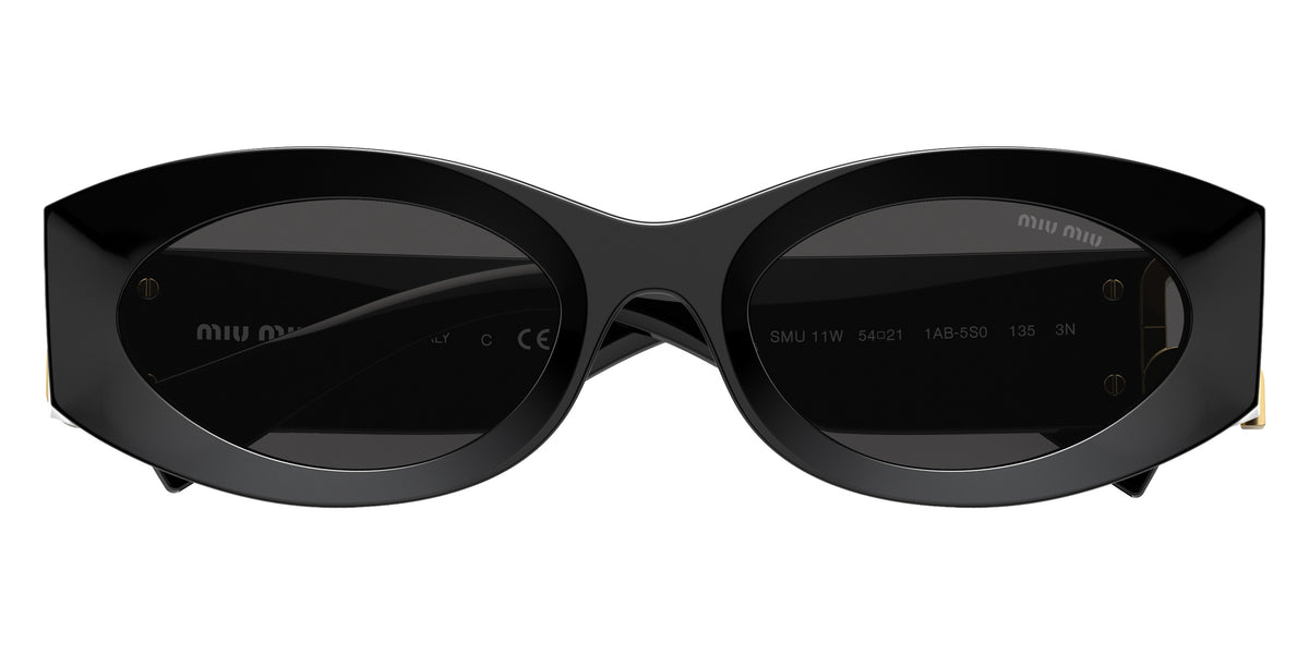 Miu Miu® MU 11WS Sunglasses MU 11WS 1AB5S0 54 - Black