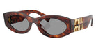Miu Miu® MU 11WS Sunglasses MU 11WS 21C40O 54 - Mahogany Havana