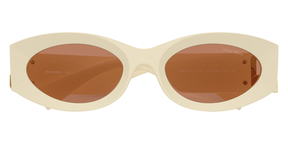 Miu Miu® MU 11WS Sunglasses MU 11WS 21D90Q 54 - Milk