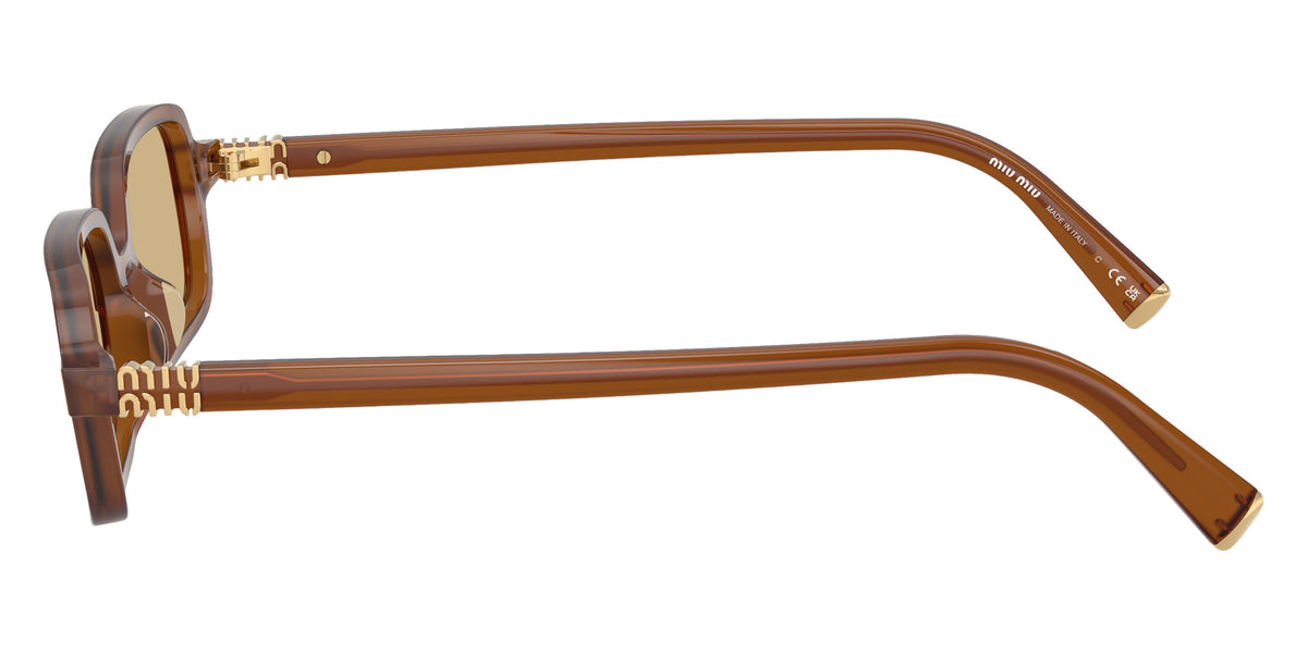 Miu Miu® MU 11ZS Sunglasses MU 11ZS 22I10R 51 - Opaline Amber