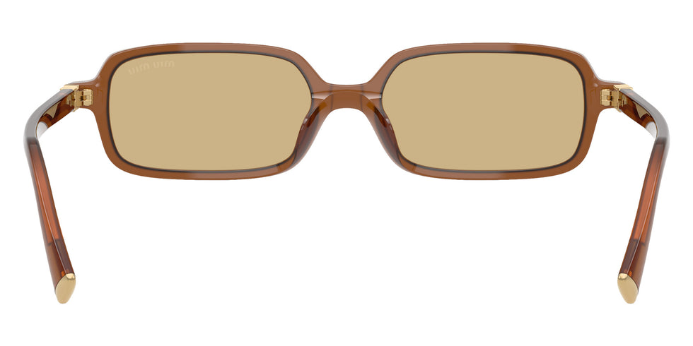 Miu Miu® MU 11ZS Sunglasses MU 11ZS 22I10R 51 - Opaline Amber