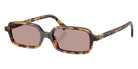 Miu Miu® MU 11ZSF Sunglasses MU 11ZSF 14L20I 52 - Havana Honey