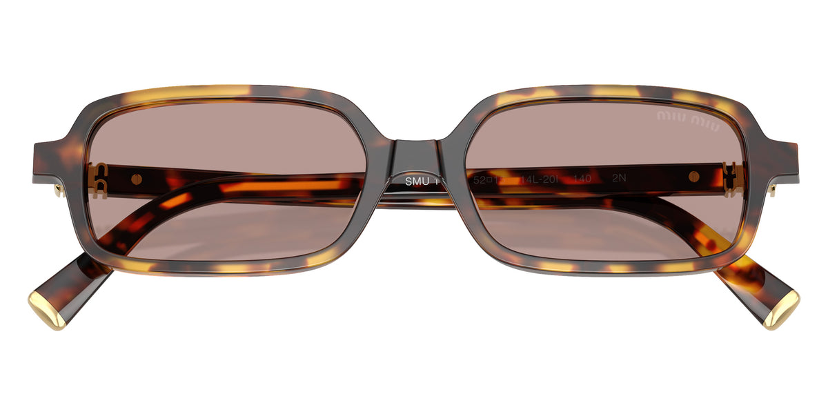 Miu Miu® MU 11ZSF Sunglasses MU 11ZSF 14L20I 52 - Havana Honey