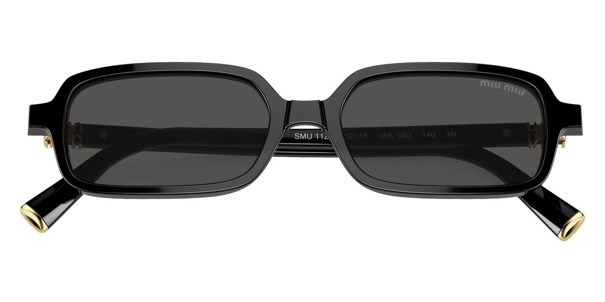 Miu Miu® MU 11ZSF Sunglasses MU 11ZSF 16K5S0 52 - Black