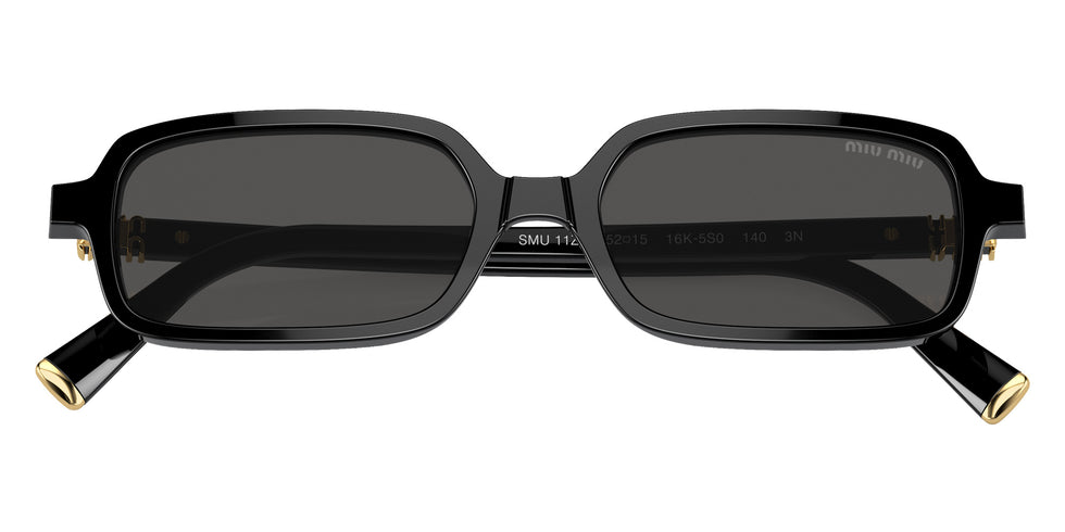 Miu Miu® MU 11ZSF Sunglasses MU 11ZSF 16K5S0 52 - Black
