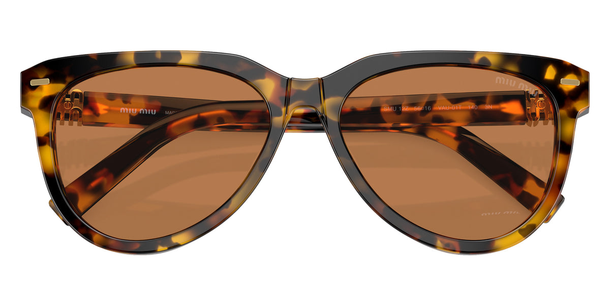 Miu Miu® MU 12ZS Sunglasses MU 12ZS VAU01T 56 - Havana Honey