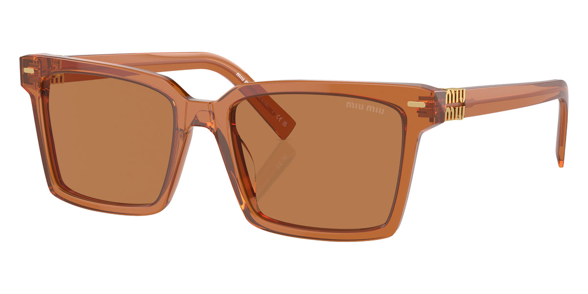 Miu Miu® MU 13ZS Sunglasses MU 13ZS 15T2Z1 55 - Caramel Transparent