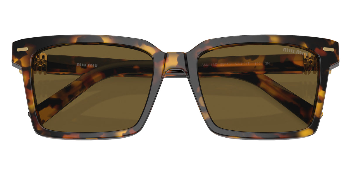 Miu Miu® MU 13ZS Sunglasses MU 13ZS VAU01T 55 - Honey Havana