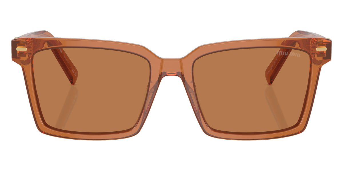 Miu Miu® MU 13ZSF Sunglasses MU 13ZSF 15T2Z1 55 - Caramel Transparent