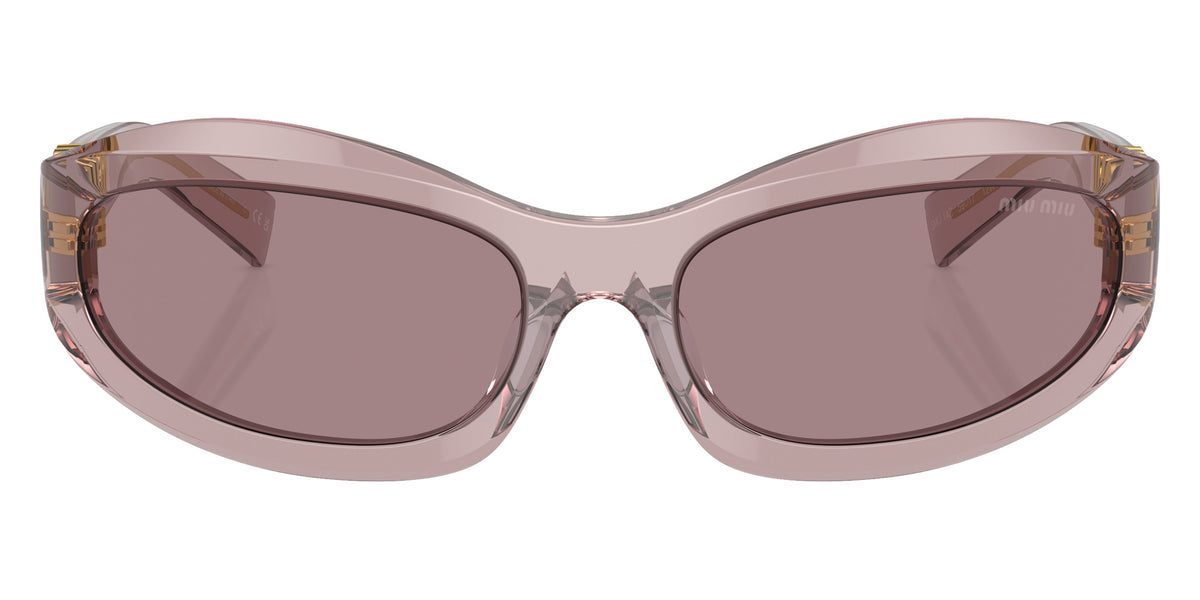 Miu Miu® MU 14ZS Sunglasses MU 14ZS 12W20I 59 - Mauve Transparent