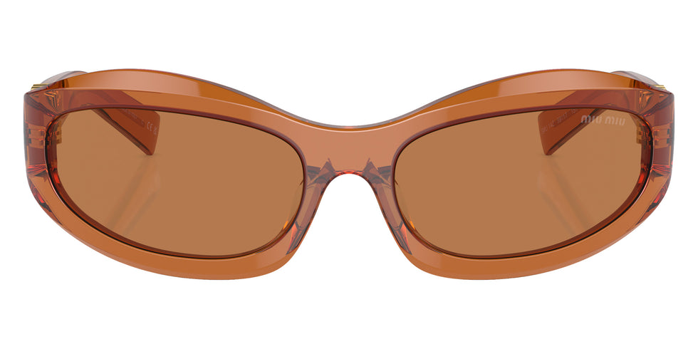 Miu Miu® MU 14ZS Sunglasses MU 14ZS 15T10I 59 - Caramel Transparent