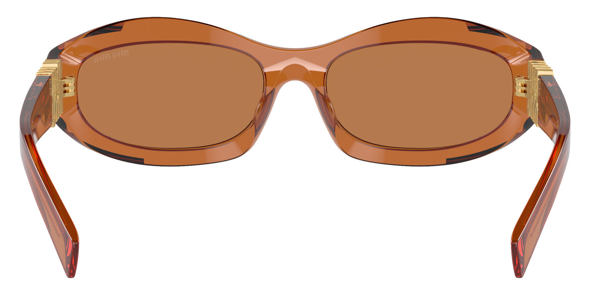 Miu Miu® MU 14ZS Sunglasses MU 14ZS 15T10I 59 - Caramel Transparent