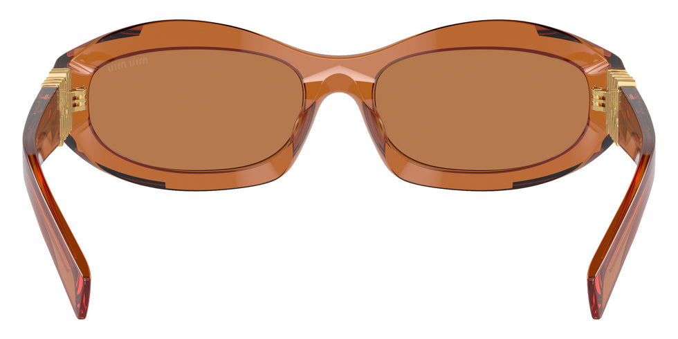 Miu Miu® MU 14ZS Sunglasses MU 14ZS 15T10I 59 - Caramel Transparent