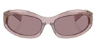 Miu Miu® MU 14ZSF Sunglasses MU 14ZSF 12W20I 61 - Mauve Transparent