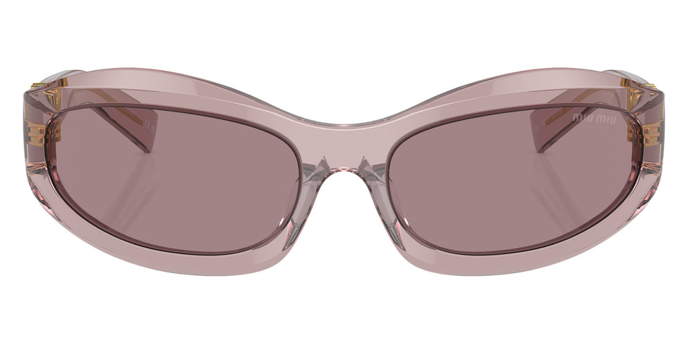 Miu Miu® MU 14ZSF Sunglasses MU 14ZSF 12W20I 61 - Mauve Transparent