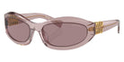 Miu Miu® MU 14ZSF Sunglasses MU 14ZSF 12W20I 61 - Mauve Transparent