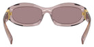 Miu Miu® MU 14ZSF Sunglasses MU 14ZSF 12W20I 61 - Mauve Transparent