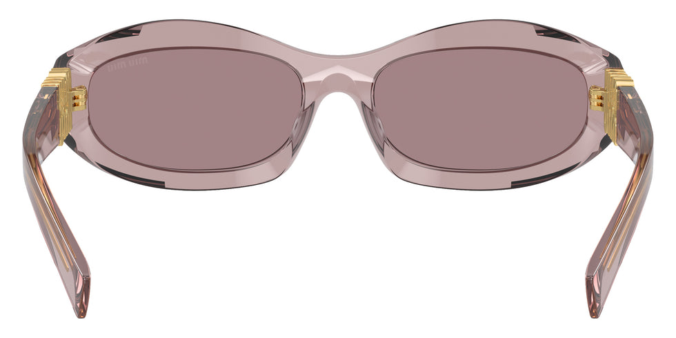 Miu Miu® MU 14ZSF Sunglasses MU 14ZSF 12W20I 61 - Mauve Transparent