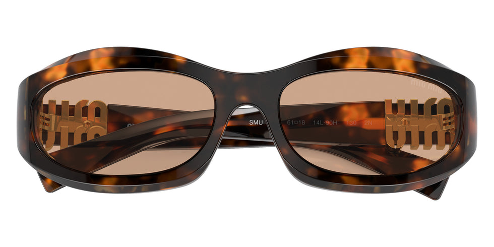 Miu Miu® MU 14ZSF Sunglasses MU 14ZSF 14L90H 61 - Honey Havana
