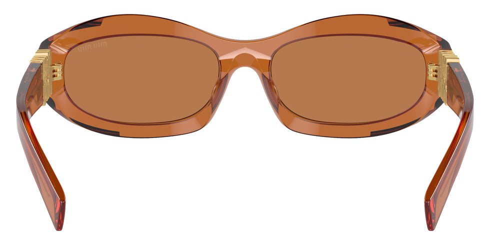 Miu Miu® MU 14ZSF Sunglasses MU 14ZSF 15T10I 61 - Caramel Trasparent
