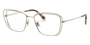 Miu Miu® MU 50TV Eyeglasses MU 50TV ZVN1O1 52 - Pale Gold