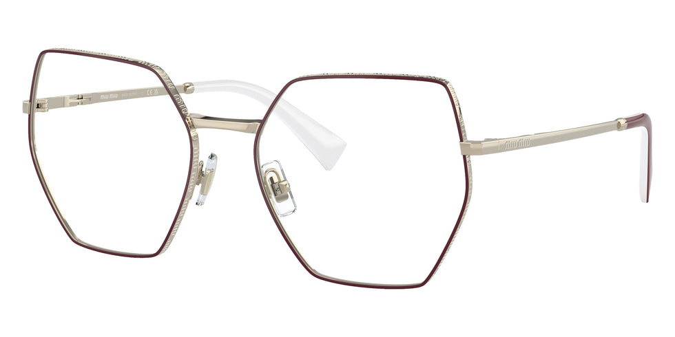 Miu Miu® MU 50VV Eyeglasses MU 50VV 09X1O1 55 - Pale Gold