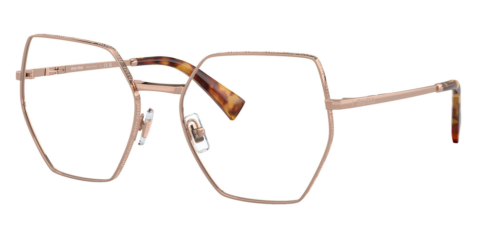 Miu Miu® MU 50VV Eyeglasses MU 50VV ZVF1O1 55 - Rose Gold