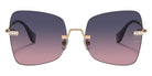 Miu Miu® MU 50WS Sunglasses MU 50WS 7OE06N 59 - Antique Gold