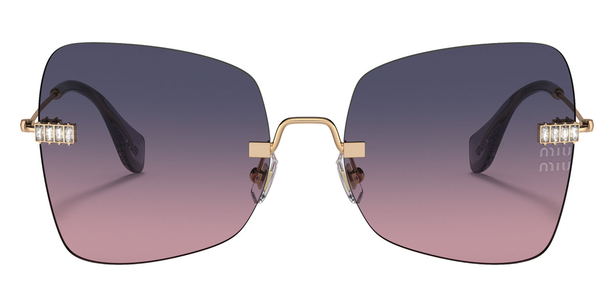 Miu Miu® MU 50WS Sunglasses MU 50WS 7OE06N 59 - Antique Gold