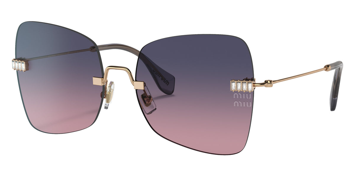 Miu Miu® MU 50WS Sunglasses MU 50WS 7OE06N 59 - Antique Gold