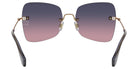 Miu Miu® MU 50WS Sunglasses MU 50WS 7OE06N 59 - Antique Gold