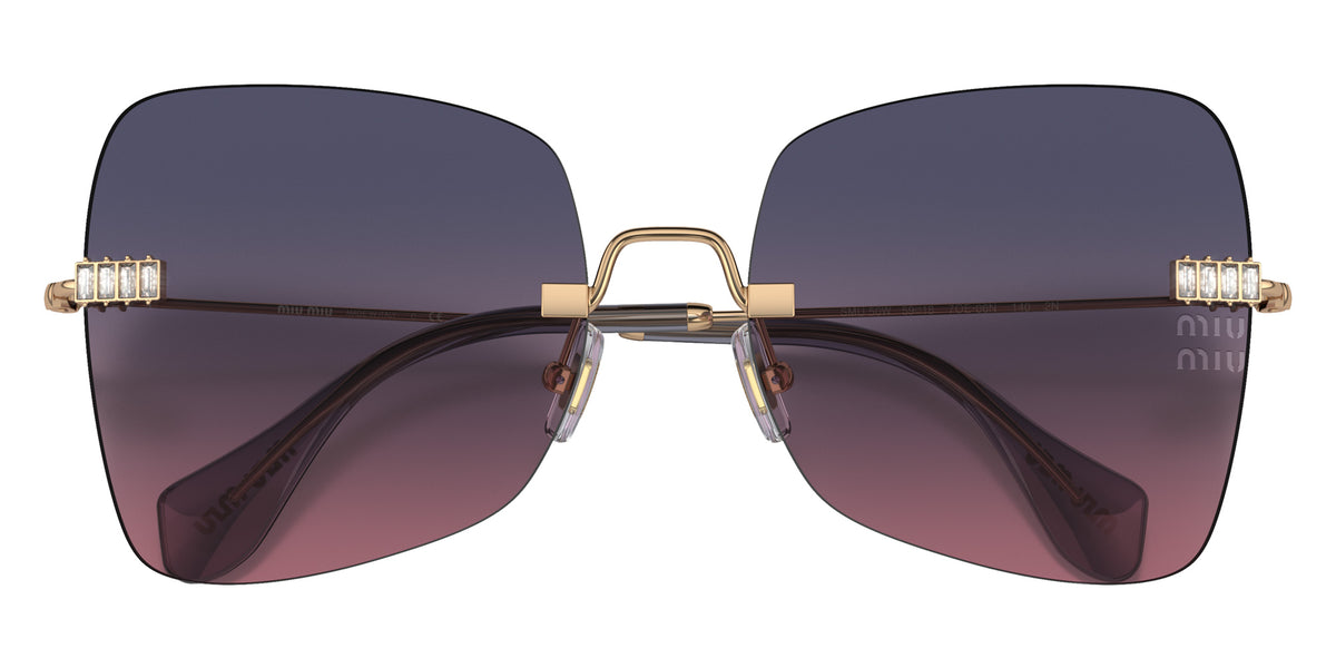 Miu Miu® MU 50WS Sunglasses MU 50WS 7OE06N 59 - Antique Gold