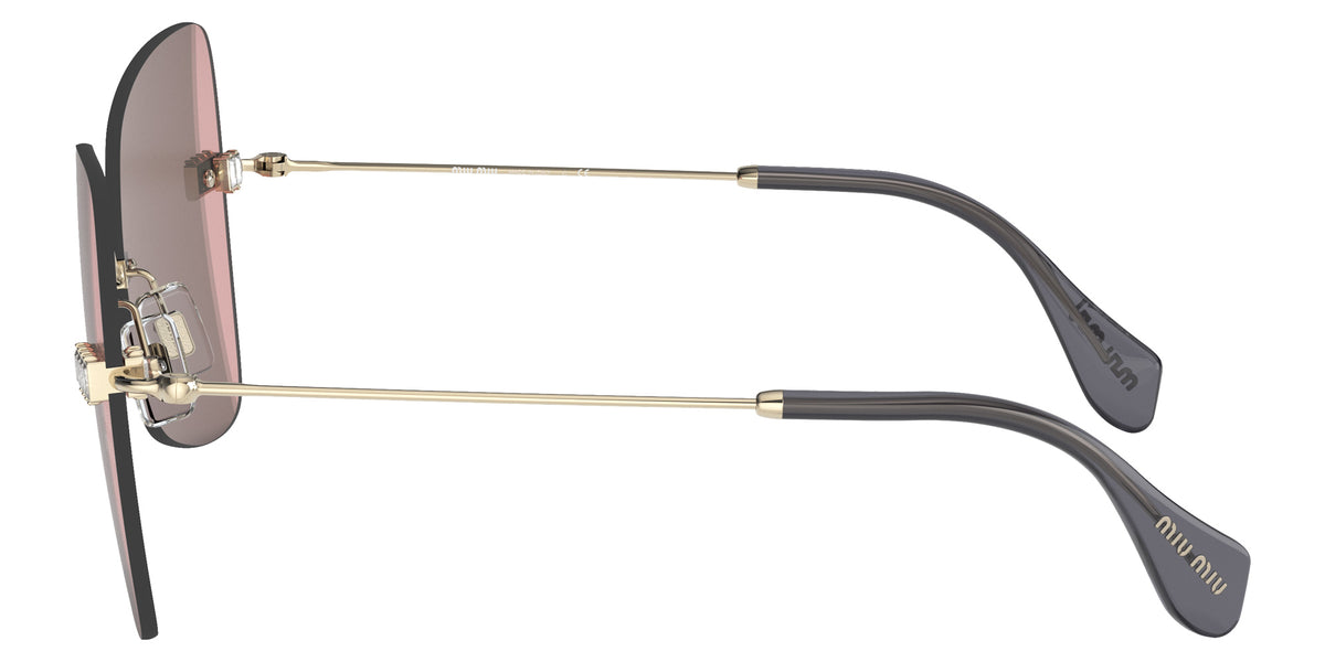 Miu Miu® MU 50WS Sunglasses MU 50WS ZVN01Q 59 - Pale Gold