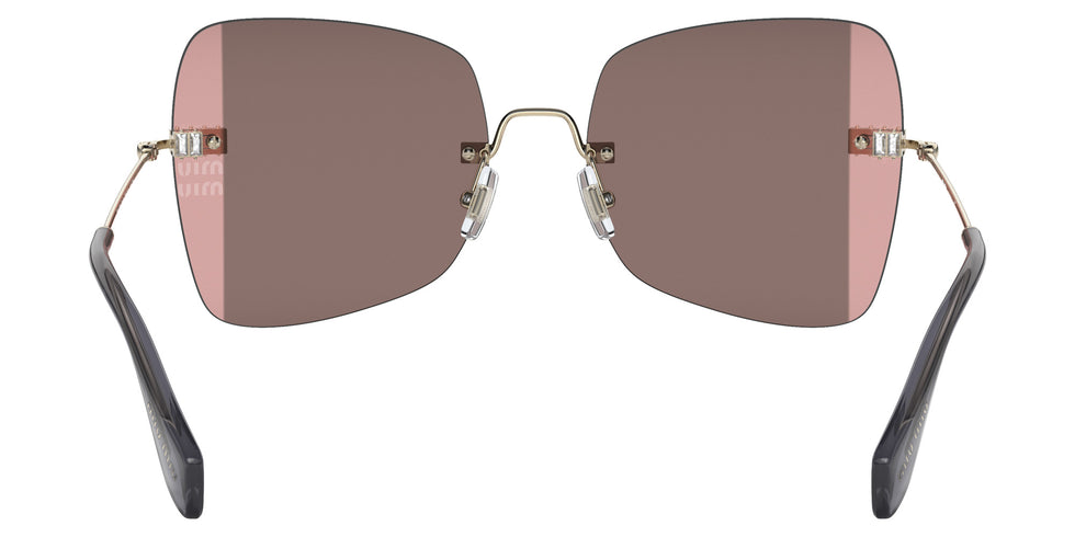 Miu Miu® MU 50WS Sunglasses MU 50WS ZVN01Q 59 - Pale Gold