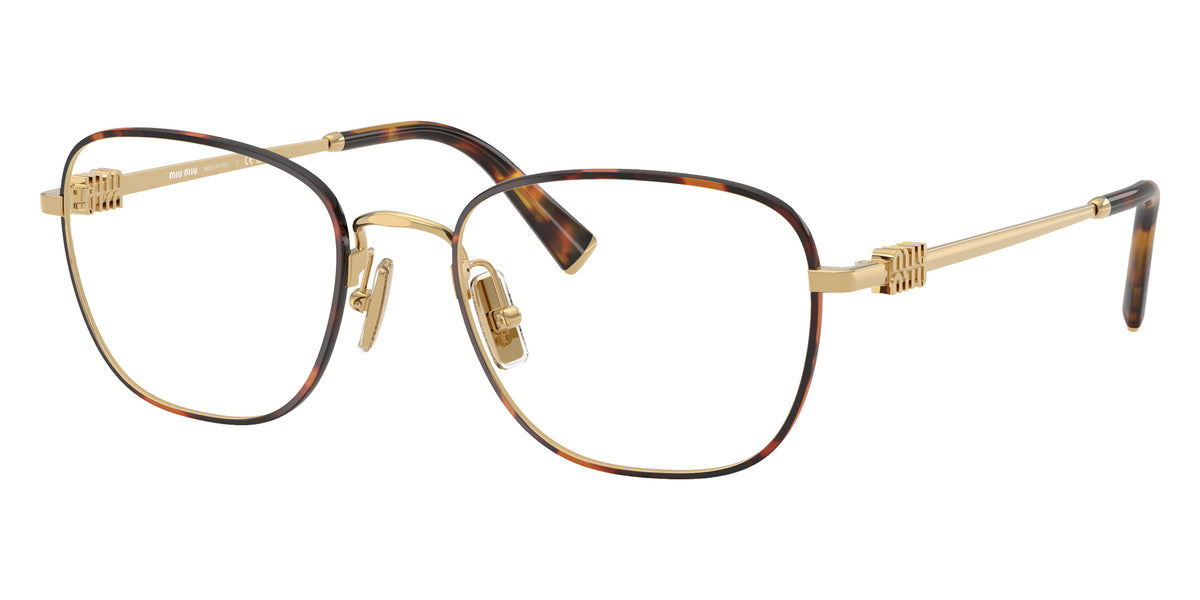 Miu Miu® MU 50WV Eyeglasses MU 50WV 14U1O1 53 - Gold