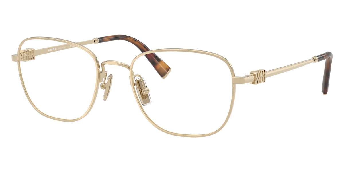 Miu Miu® MU 50WV Eyeglasses MU 50WV ZVN1O1 53 - Pale Gold