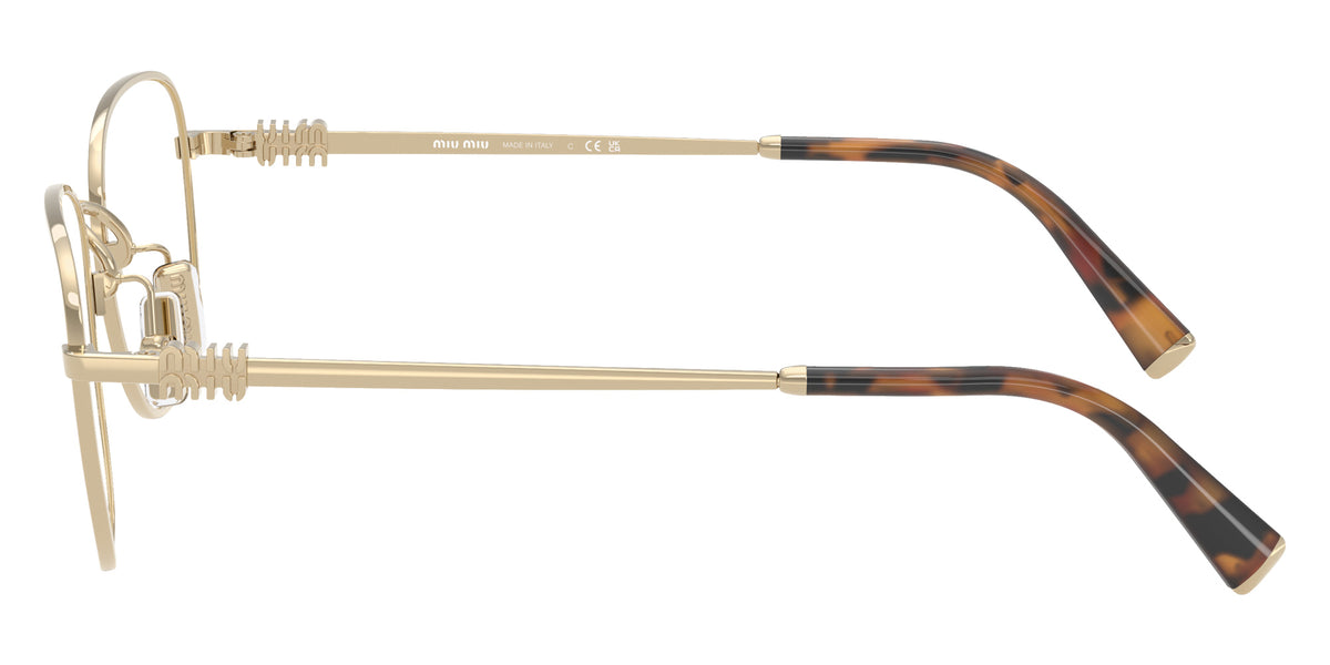 Miu Miu® MU 50WV Eyeglasses MU 50WV ZVN1O1 53 - Pale Gold