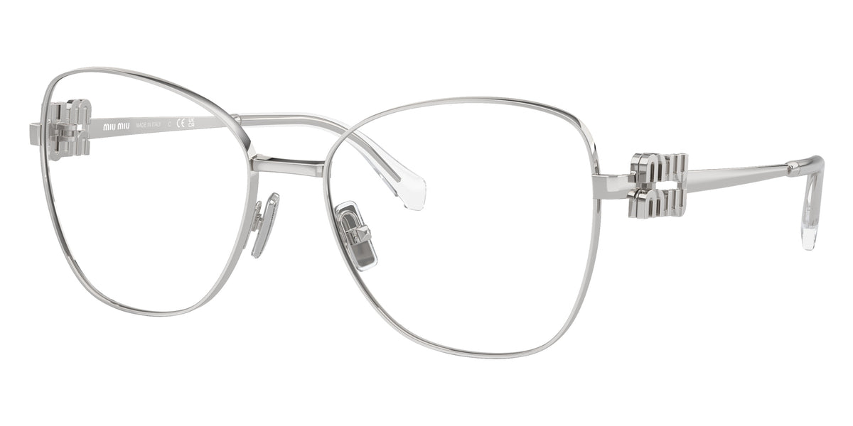 Miu Miu® MU 50XV Eyeglasses MU 50XV 1BC1O1 54 - Silver