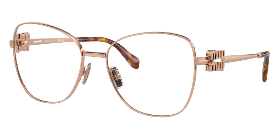Miu Miu® MU 50XV Eyeglasses MU 50XV ZVF1O1 56 - Rose Gold