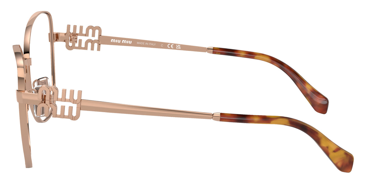 Miu Miu® MU 50XV Eyeglasses MU 50XV ZVF1O1 56 - Rose Gold
