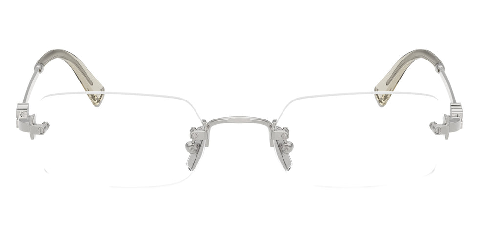 Miu Miu® MU 50YV Eyeglasses MU 50YV 1BC1O1 52 - Silver