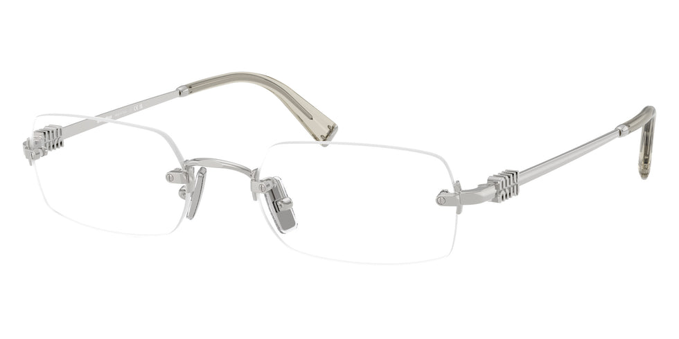 Miu Miu® MU 50YV Eyeglasses MU 50YV 1BC1O1 52 - Silver
